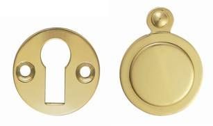 Carlisle Brass Victorian Open & Covered Escutcheon Set M4142/BP Polished Brass